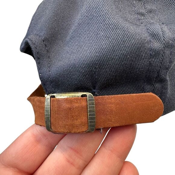 Vtg 2000 100th US Open Pebble Beach Golf Hat merch leather adjustable strap - Picture 8 of 14